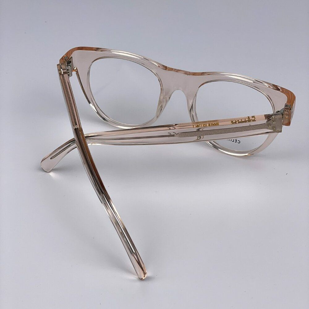 NEW Celine CL50019I 072 Transparent Light Pink Cat Eye Women Eyeglasses CL 50019 - Picture 6 of 9